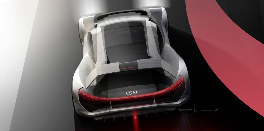 Эскиз Audi PB 18 e-tron 2018 года  (фото 7 из 51)